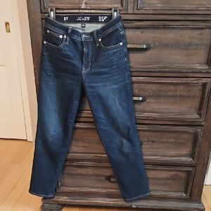 J. Crew Women's Indigo Straight Leg Jeans